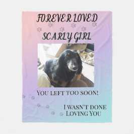 Cobertor De Velo Forever Loved Gradient Memorial