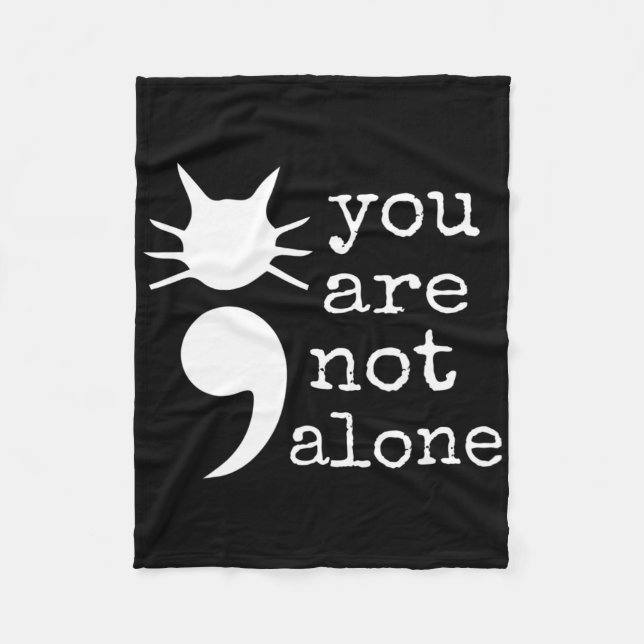 Cobertor De Velo Forma de Gato Semicolon Dão para Prevenção de Suic (Frente)