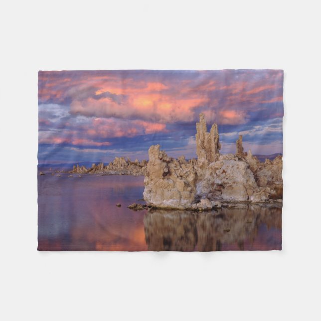 Cobertor De Velo Formações de Tufa no Lago Mono (Frente (Horizontal))