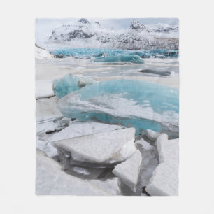 Cobertor De Velo Formações Glaciais de Gelo no Inverno