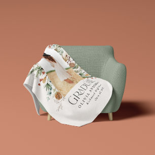 Cobertor De Velo Formando 1 fotografia botânica natural moderna