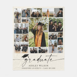 Cobertor De Velo Formando de Colagem de Fotos 19 para Graduação Mod