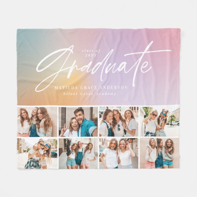 Cobertor De Velo Formando fotográfico multicêntrico de Pastel arco- (Frente (Horizontal))