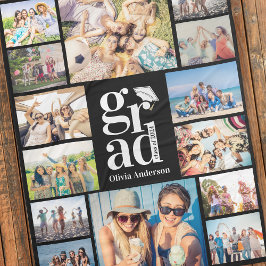 Cobertor De Velo Formando Várias Memórias de Colagem de Fotos