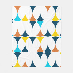 Cobertor De Velo Formas geométricas coloridas, modernas, legal e de