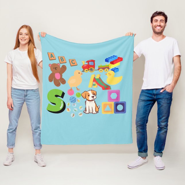 Cobertor De Velo Formas para crianças e brinquedos (In Situ)