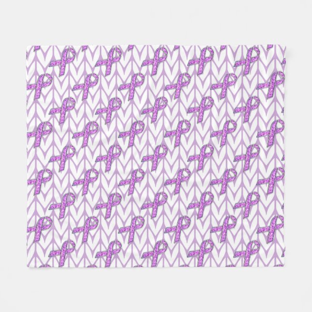 Cobertor De Velo Formigueiro de Sensibilização em Fita Cristal Rosa (Frente (Horizontal))