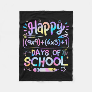 Cobertor De Velo Fórmula Matemática 100 Dias De Escola Professor De