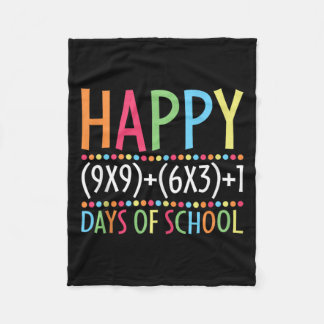 Cobertor De Velo Fórmula Matemática 100 Dias De Professora Engraçad
