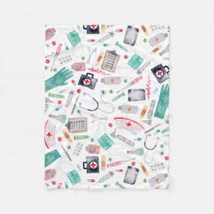 Cobertor De Velo Fornecimentos médicos em aquarela