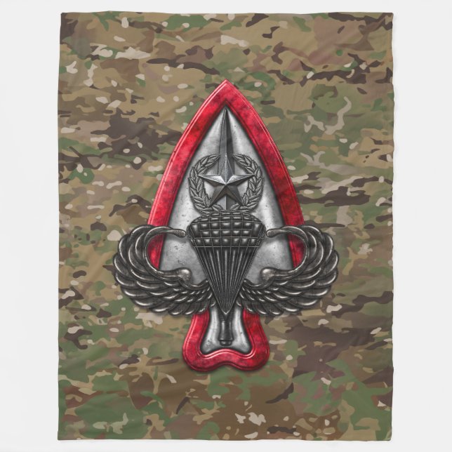 Cobertor De Velo Fort Liberty Camo (Frente)