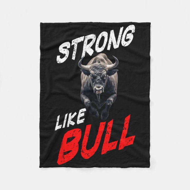 Cobertor De Velo Forte Como Bull Powerinclusive Gym (Frente)