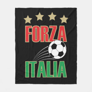 Cobertor De Velo Forza Italia Itália Futebol