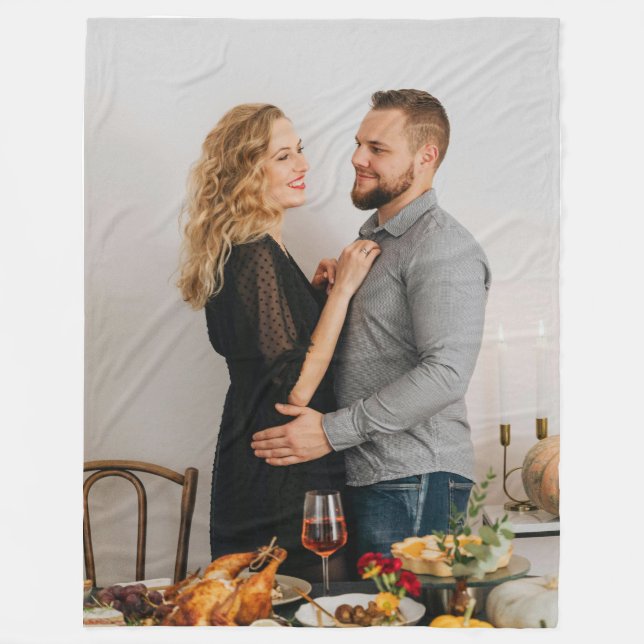 Cobertor De Velo Foto de Ação de Graças (Frente)