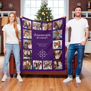 Cobertor De Velo Foto de Amizade Collage Fleece Blanket