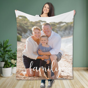 Cobertor De Velo Foto de caligrafia familiar