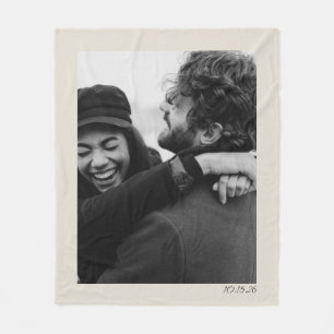 Cobertor De Velo Foto de Casamento Minimalista Moderno e Elemento d