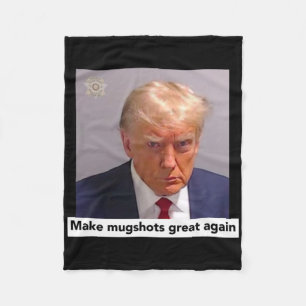 Cobertor De Velo Foto de Donald Trump no Registro Criminal - Faça a