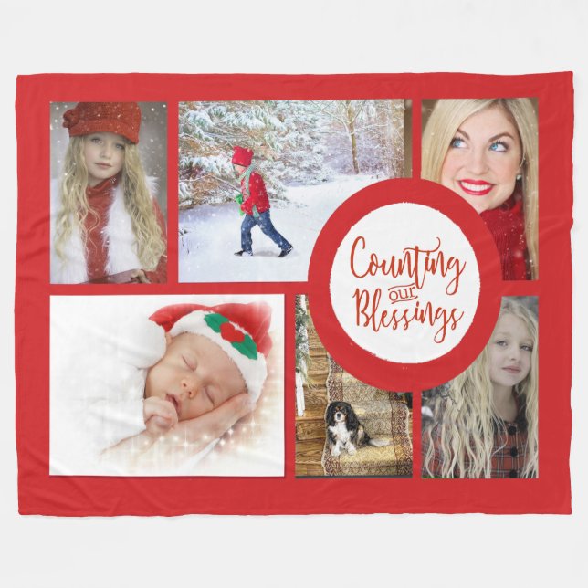 Cobertor De Velo Foto de Natal Fleece Blanket (Frente (Horizontal))