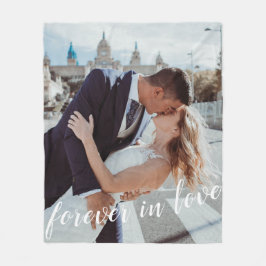 Cobertor De Velo Foto do Dia de os namorados bonito para sempre no 