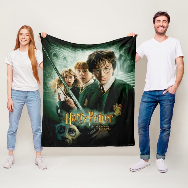 Cobertor De Velo Foto do grupo Harry Potter Ron Hermione Dobby (In Situ)