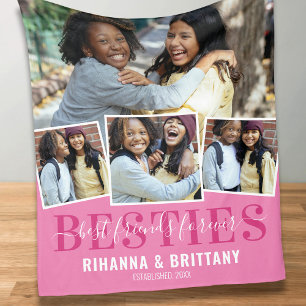 Cobertor De Velo Foto dos melhores amigos para sempre 4