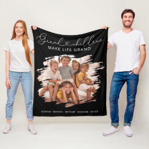 Cobertor De Velo Foto dos netos dos avós elegantes