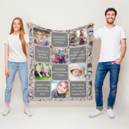 Cobertor De Velo Foto Dourada da Rosa Nana/vovó doce