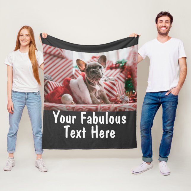 Cobertor De Velo Foto e texto personalizados (In Situ)