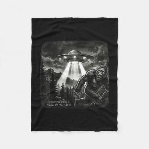 Cobertor De Velo Foto engraçada de bigfoot alienígena ovni vintage 