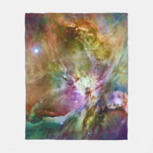 Cobertor De Velo Foto Espacial Decorativa da Nebula do Orion Galaxy