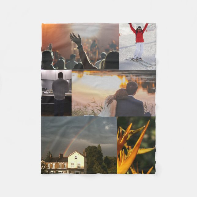 Cobertor De Velo Foto feita sob encomenda personalizada (Frente)