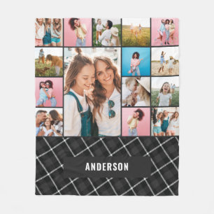 Cobertor De Velo Foto mínima botânica negra pampas 15