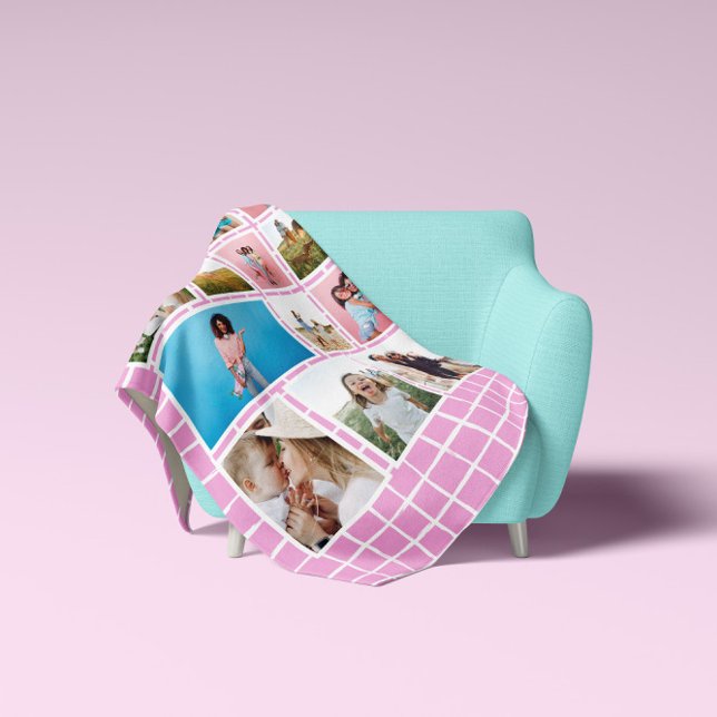 Cobertor De Velo Foto moderna, abstrato mínima rosa brilhante 12 (Criador carregado)