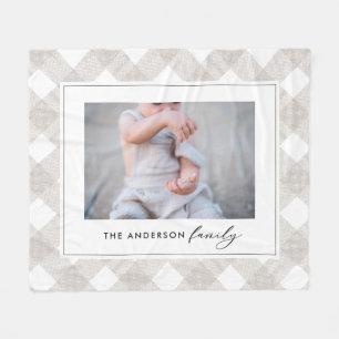 Cobertor De Velo Foto natural moderna de Buffalo tartan