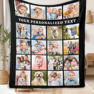 Cobertor De Velo Foto Personalizada Colagem Simples Família 20 Imag