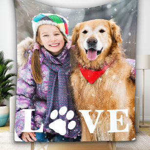 Cobertor De Velo Foto personalizada do cão Pet Lover Pet Pet