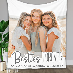 Cobertor De Velo Foto Personalizada: Melhores Amigos para o Fleece 