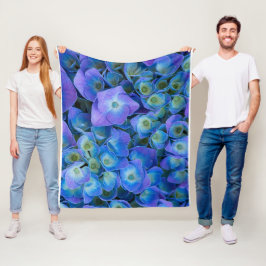 Cobertor De Velo Foto Real Azul Personalizada Profundidade do ocean