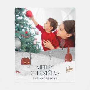 Cobertor De Velo Foto russa tradicional 1 de inverno Feliz Natal