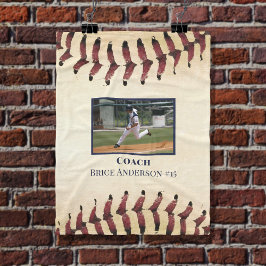 Cobertor De Velo Foto Rustic Baseball