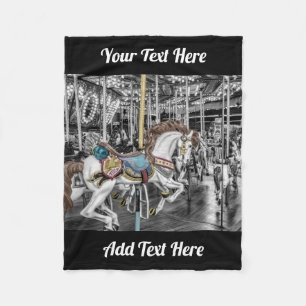 Cobertor De Velo Fotografia Carrossel de Feliz