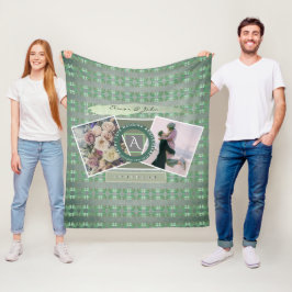 Cobertor De Velo Fotos Personalizadas do Evento 2 com Shamrocks