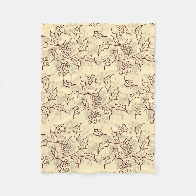 Cobertor De Velo Framboesas sem costura design (Frente)