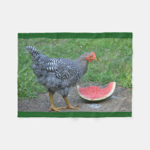 Cobertor De Velo Frango ama melancia