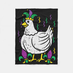 Cobertor De Velo Frango de Carnaval Roupa Divertida Agricultura Hom