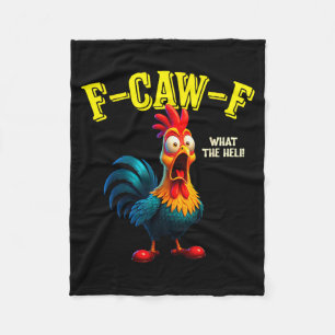 Cobertor De Velo Frango Engraçado F-caw-f Qual O Galo Heli Humor