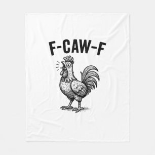 Cobertor De Velo Frango Engraçado Gráfico Sarcástico F-Caw-F