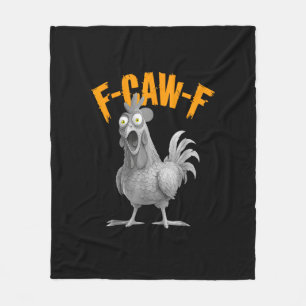 Cobertor De Velo Frango F-Caw-F Engraçado Frango F-Caw-F Retro Clás