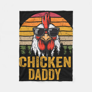 Cobertor De Velo Frango Papai Vintage Galo Para Pai Fazendeiro Pai
